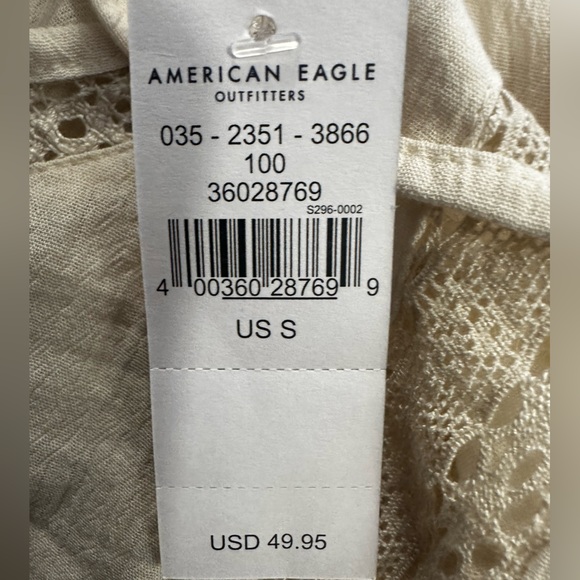 AE High-Neck Babydoll Blouse - Picture 9 of 11